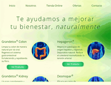 Tablet Screenshot of naturgraes.com